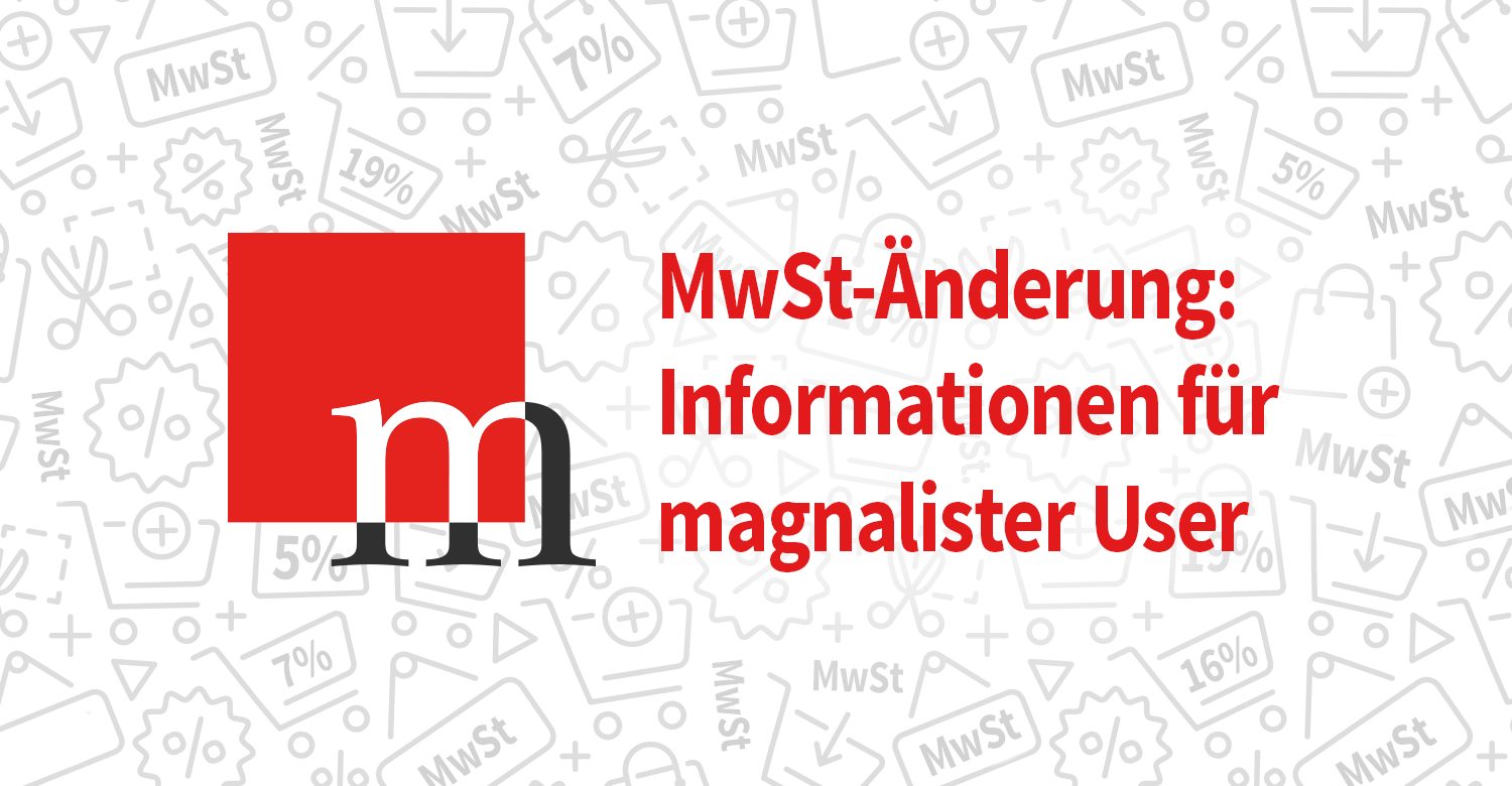 MwSt-Änderung: Informationen für magnalister User