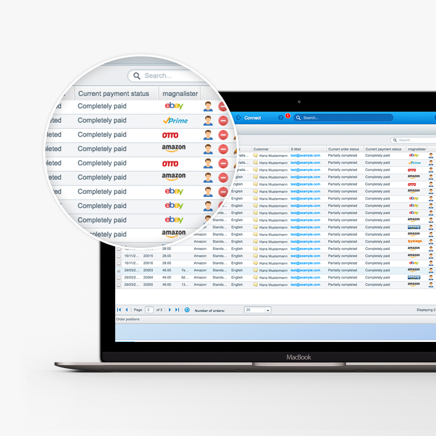 Mit unserem Marktplatz Lister können Sie einen automatischer Bestellimport direkt in Ihren Webshop vornehmen.